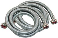 Universal Washer Fill Hose Kit, Braided Stainless Steel, 2 x 60″. Part #48371