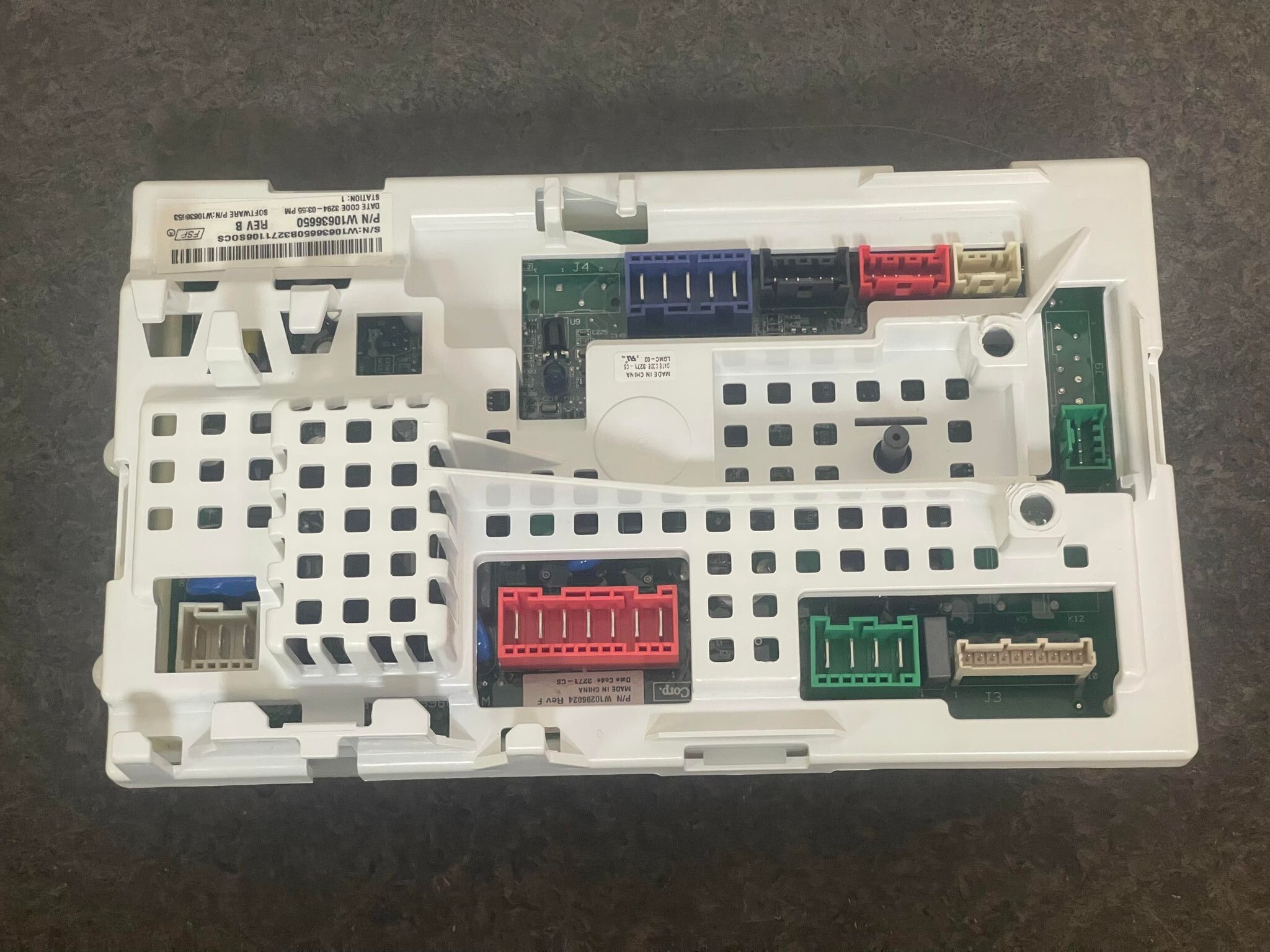 Whirlpool Washer Electronic Control Board. Part #W10636650