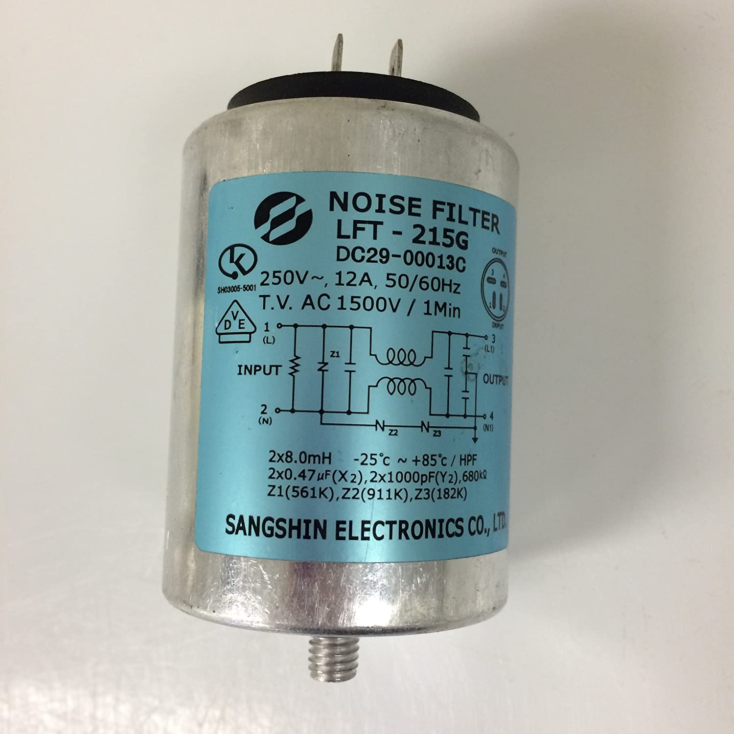 Samsung Washer Noise Filter Canceler. Part #DC29-00013C