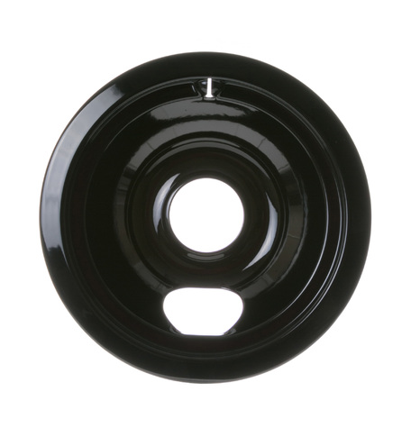 GE Range Drip Bowl, Black, 6″. Part #WG02L01429