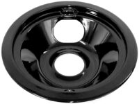 Whirlpool Range Drip Bowl, Black, 6″. Part #WPW10290353