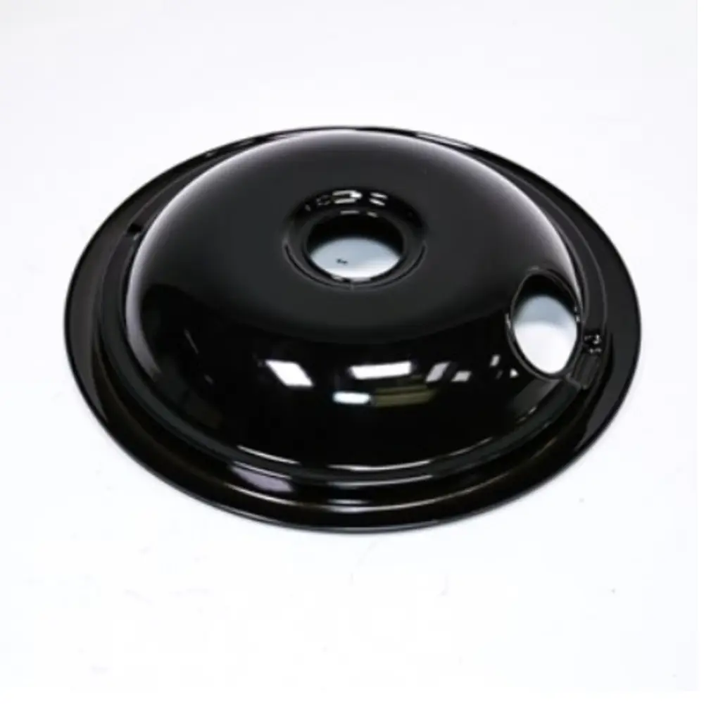 Whirlpool Range Drip Bowl, Black, 8″. Part #WPW10290350