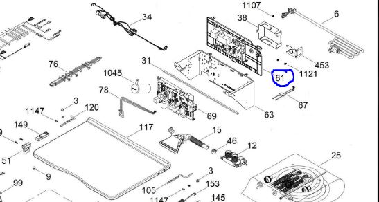 GE Dryer Stacker Control Board. Part #WW02F00880