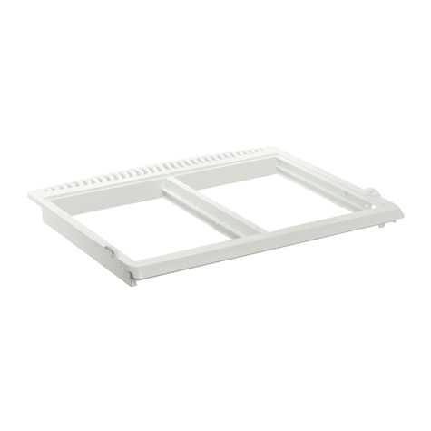 Frigidaire Refrigerator Crisper Drawer Frame. Part #240364787