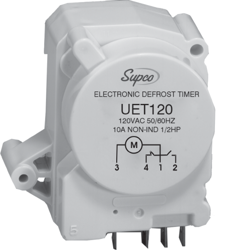 Universal Refrigerator Electronic Defrost Timer. Part #UET120