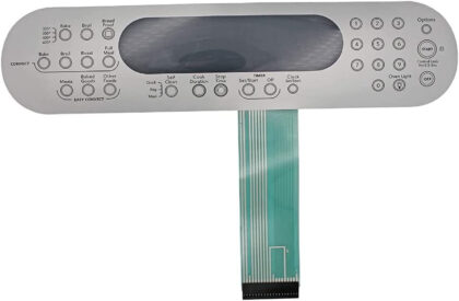 Whirlpool Range Oven Membrane Switch - Stainless. Part #WP9756595ES