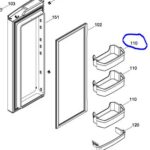 GE Refrigerator Door Shelf Module. Part #WR01L12928