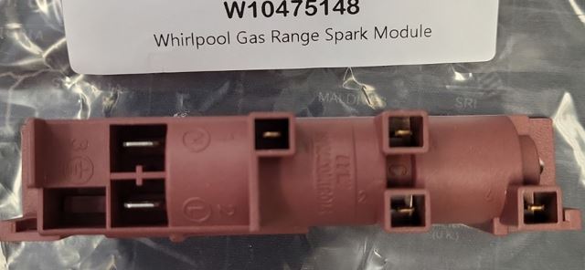 Whirlpool Gas Range Spark Module. Part #W10475148