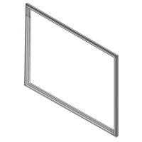 Whirlpool Refrigerator Black Freezer Door Seal. Part #W10436254