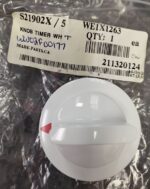 GE Dryer Timer Knob - White. Part #WW02F00177