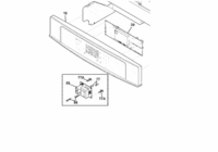 Frigidaire Range Control Panel. Part #318280436
