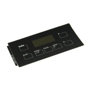 Frigidaire Range Oven Control Overlay. Part #316220725