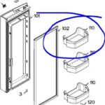 GE Refrigerator Door Shelf Module. Part #WR01L12559