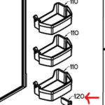 GE Refrigerator Lower Bin. Part #WR01L12564