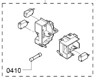Bosch Microwave Door Switch Kit. Part #12038730