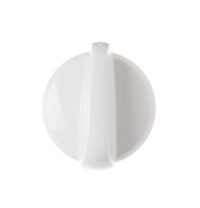 GE Range Burner Control Knob – White. Part #WG02L01512