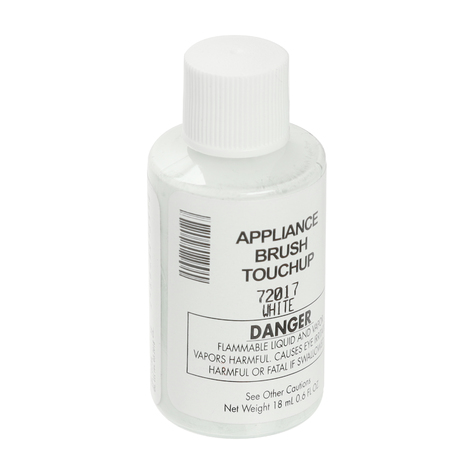 Whirlpool Appliance Touch Up Paint – White. Part #72017