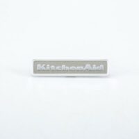Whirlpool Kitchenaid Refrigerator Door Nameplate – Stainless Steel. Part #WPW10243391