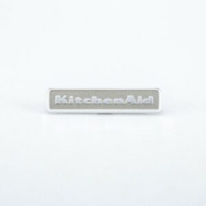 Whirlpool Kitchenaid Refrigerator Door Nameplate - Stainless Steel. Part #WPW10243391
