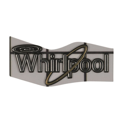 Whirlpool Range Nameplate – Black. Part #W11178521