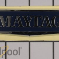 Whirlpool Refrigerator Maytag Nameplate. Part #WPW10612926