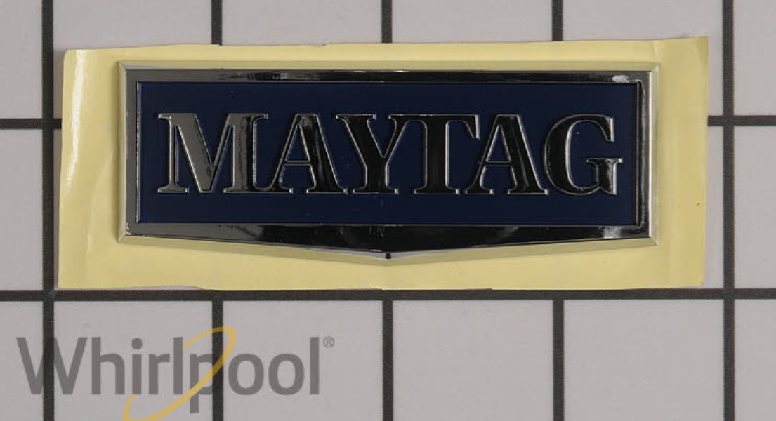 Whirlpool Refrigerator Maytag Nameplate. Part #WPW10612926