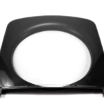 Whirlpool Dryer Outer Door Panel - Black. Part #WPW10424248