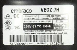 Whirlpool Refrigerator Compressor Kit. Part #W10276644 - Image 2