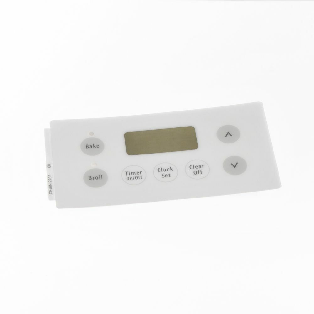 Frigidaire Range Oven Membrane Switch – White. Part #316220728