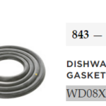 GE Dishwasher Door Gasket. Part #WG04L00214