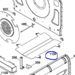 GE Gas Range Bake Igniter Deflector. Part #WS01L09397