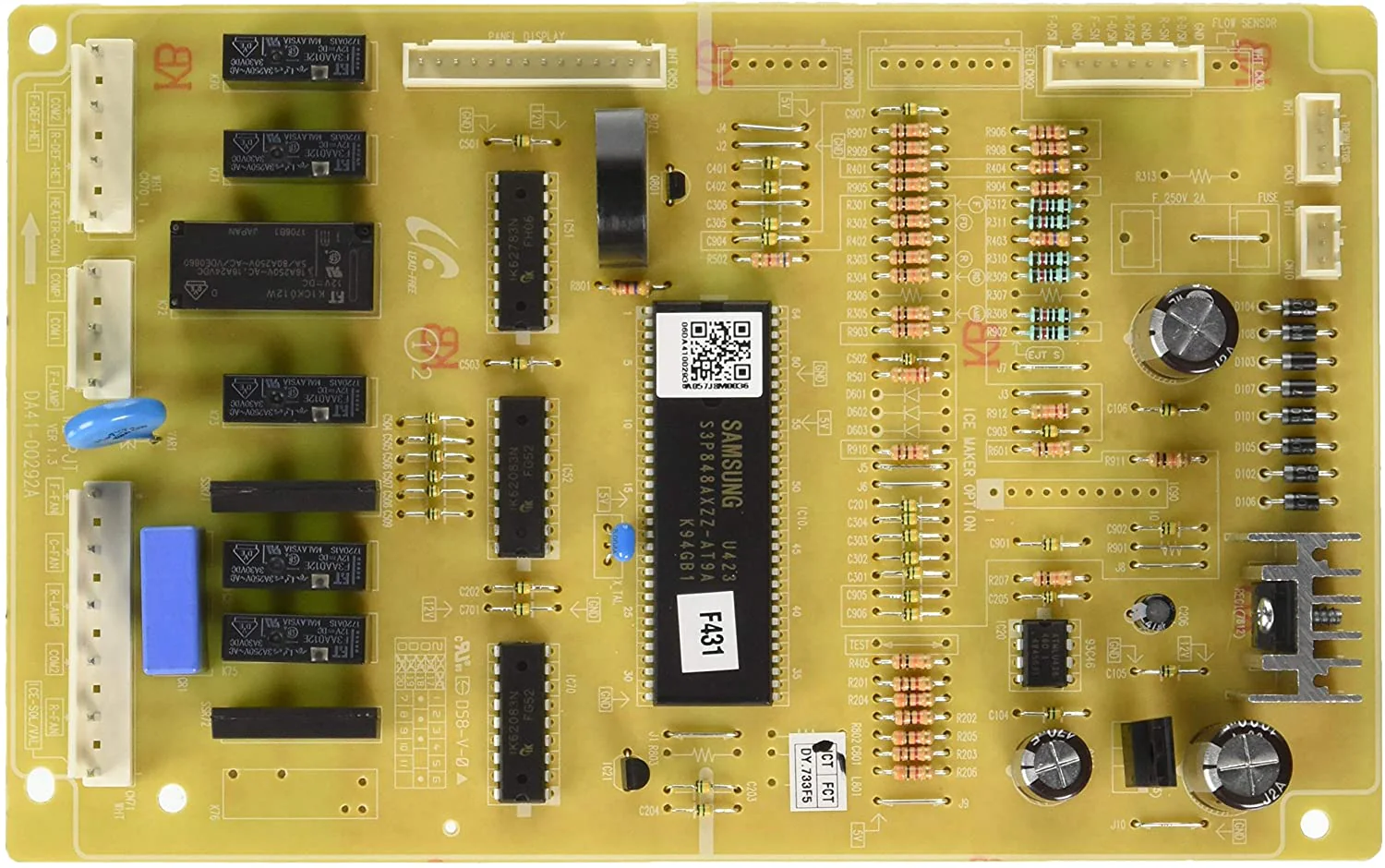 Samsung Refrigerator PCB Main Control Assembly. Part #DA41-00293B