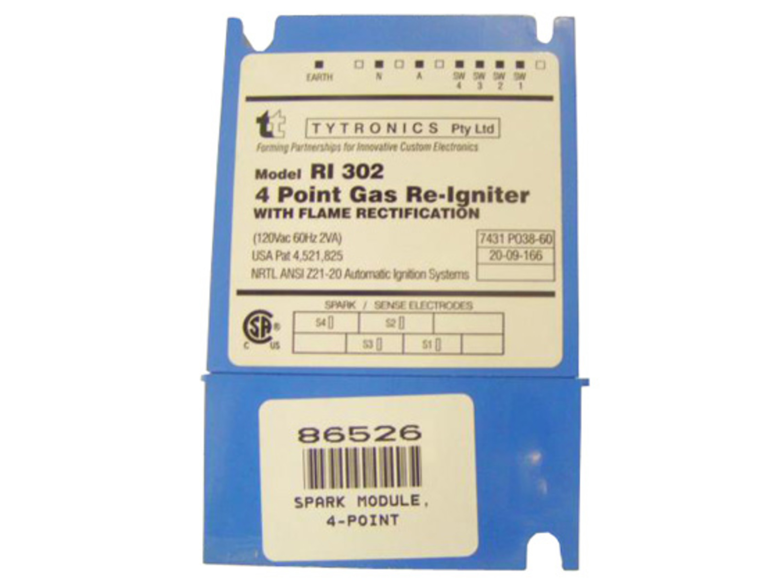 Dacor Range Gas Re-Igniter. Part #DE81-03926A-USED