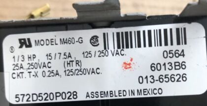 GE Dryer Timer. Part #WG01F01604-USED