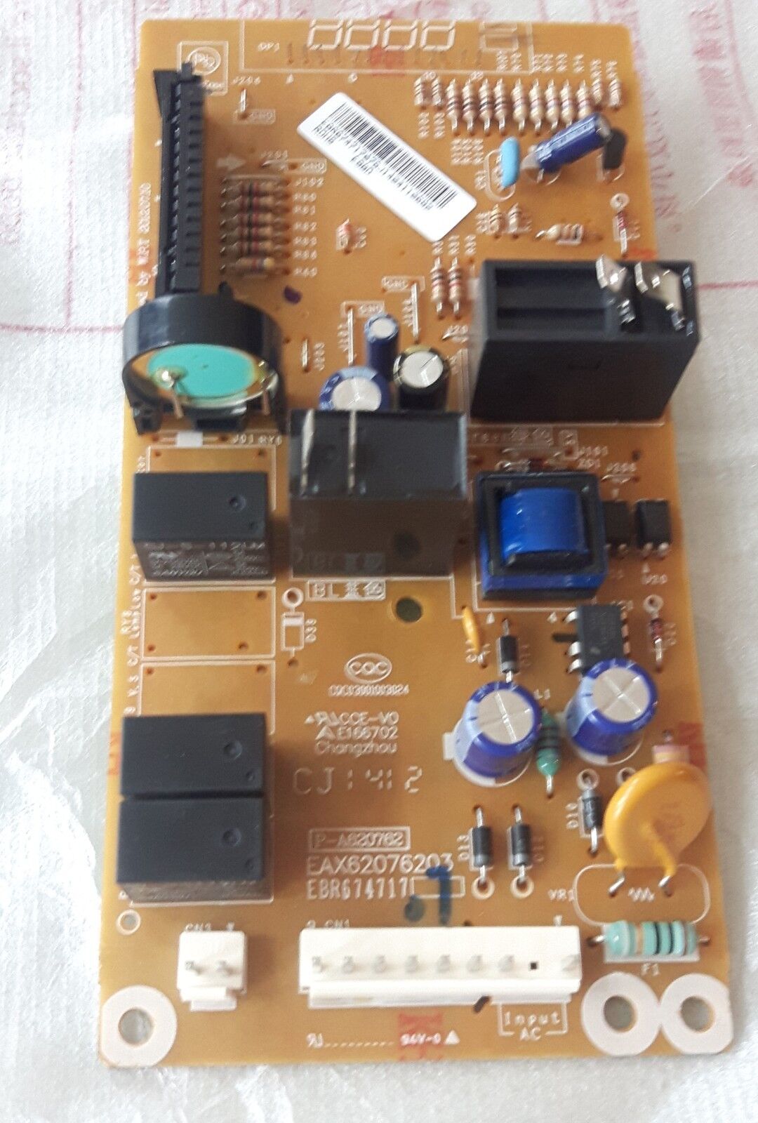 LG Microwave Power Control Board. Part #EBR67471707