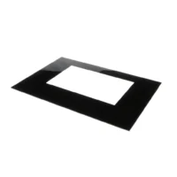 Whirlpool Range Oven Door Glass – Black. Part #WPW10409946