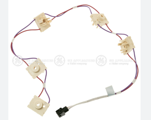 GE Gas Range Switch and Harness Assembly. Part #WS01F05937