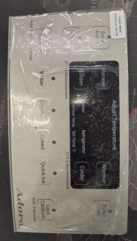 GE Refrigerator User Interface Dispenser – Grey. Part #WR01F01360