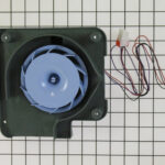 LG Refrigerator Evaporator Fan Motor and Bracket Assembly. Part #ABA72913413