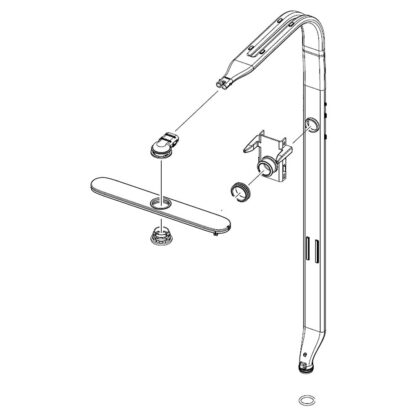 Samsung Dishwasher Duct Assembly. Part #DD97-00184A