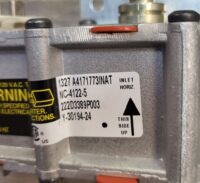 GE Gas Range Valve Safety and Lockout. Part #WS01F03656