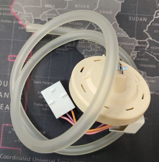 GE Washer Pressure Switch and Tube. Part #WG04F02304