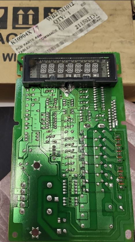 GE Microwave Power Control Board. Part #WG02F05714