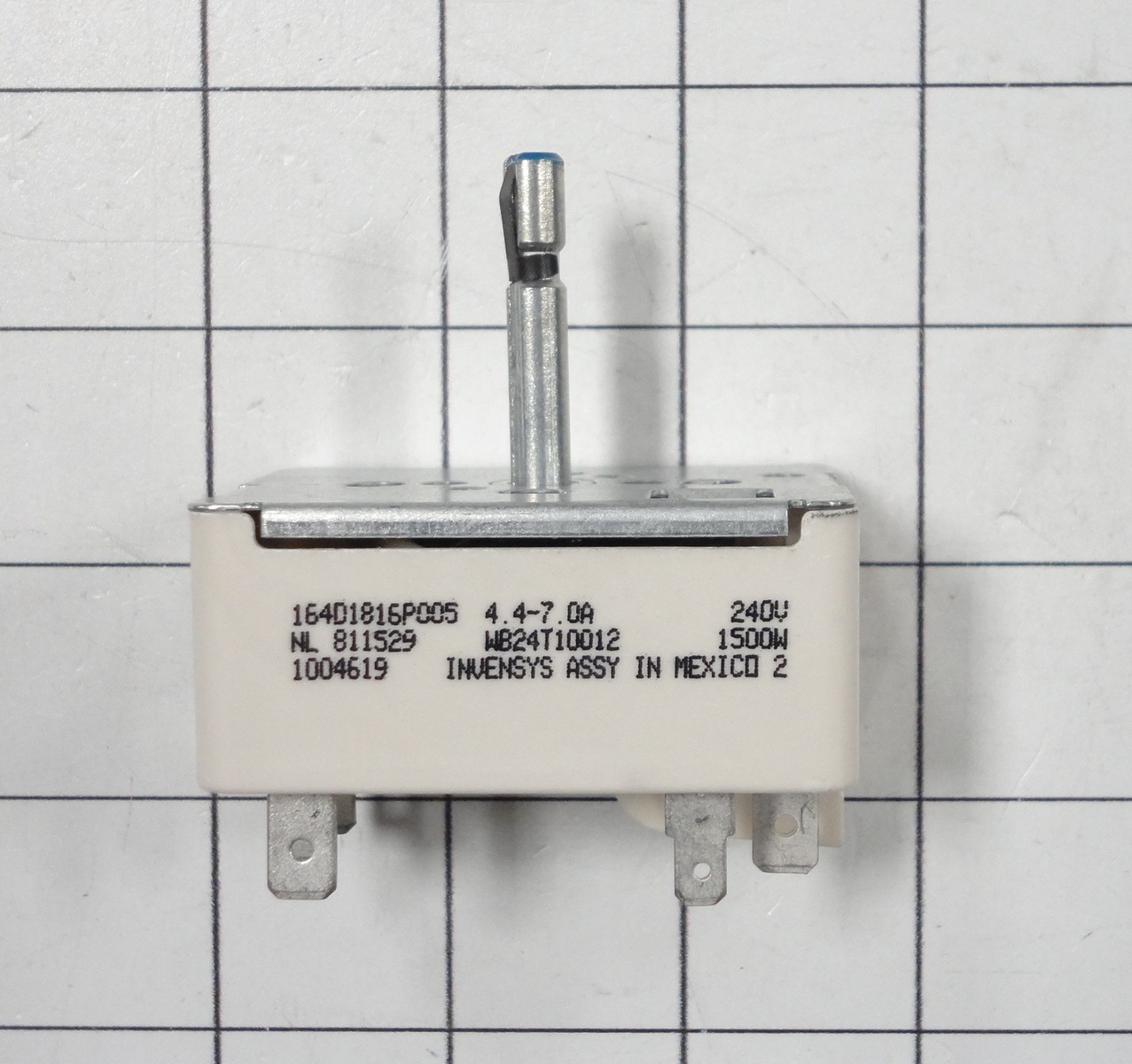 GE Range Surface Element Switch. Part #WG02F04017