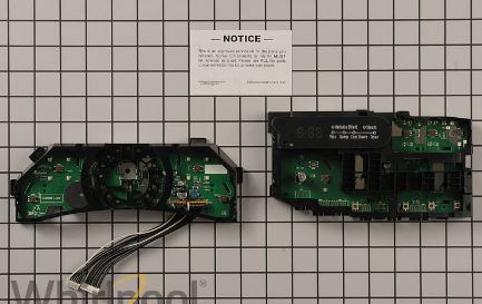 Whirlpool Dryer User Control and Display Board W10294709