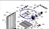 GE Range Broil Element. Part #WS01F09186