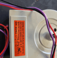 LG Icemaker Fan – Motor only. Part #EAU61524010