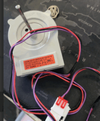 LG Icemaker Fan – Motor only. Part #EAU61524010