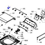 GE Washer Glass Lid. Part #WW01L03061