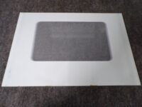 Whirlpool Range Outer Oven Door Glass – White. Part #WP8053834